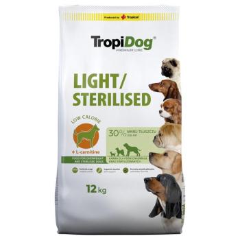 12kg Tropidog Premium Light csirke, száraz kutyatáp kép