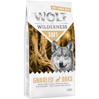 12kg Wolf of Wilderness "Soft - Gnarled Oaks" - szabad tartású csirke & nyúl száraz kutyatáp kép
