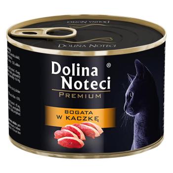 12x185g Dolina Noteci Premium nedves macskatáp - Kacsában gazdag kép