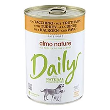 12x400g Almo Nature Daily pulyka nedves kutyatáp kép