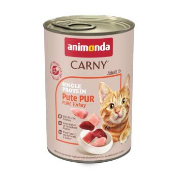 12x400g Animonda Carny Single Protein Adult nedves macskatáp- Pulyka pur kép