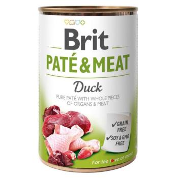 12x400g Brit Paté & Meat kacsa nedves kutyatáp kép