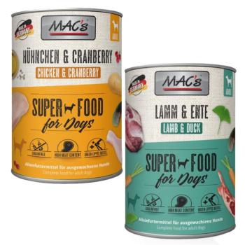 12x400g MAC's Adult nedves kutyatáp Mix, 2 változattal kép