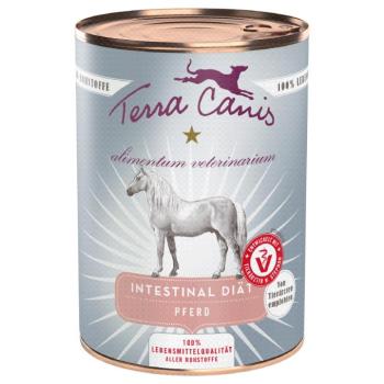 12x400g Terra Canis Alimentum Veterinarium Intestinal ló nedves kutyaeledel kép