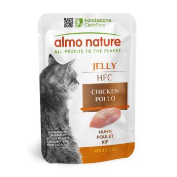 12x55g Almo Nature HFC aszpikban csirke nedves macskatáp kép