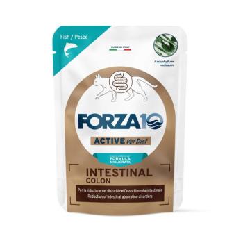 12x80g Forza 10 Intestinal Colon Active Vet Diet fehér hal nedves macskatáp kép