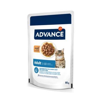 12x85g Advance Feline Adult csirke nedves macskatáp kép