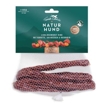 145g Terra Canis Naturhund Marha & sárgarépa kutyakolbász kutyasnack kép