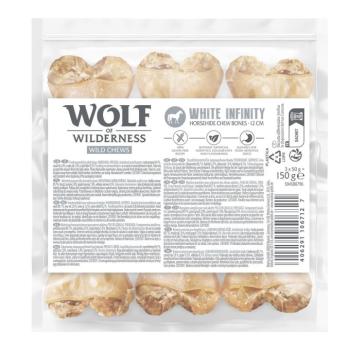 150g Wolf of Wildenress "White Infinity" rágócsont lóbőrből kutyasnack kép