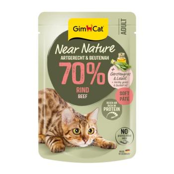 16x85g GimCat Near Nature marha nedves macskatáp kép