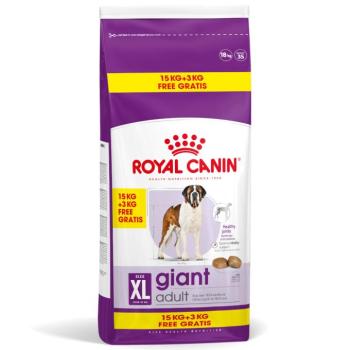 18kg Royal Canin Size Giant Adult száraz kutyatáp 15+3kg ingyen kép