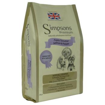 2 kg Simpsons Premium Puppy Sensitive lazac & burgonya kutyatáp kép