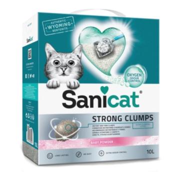 2 x 10 l Sanicat Strong Clumps csomósodó macskaalom kép