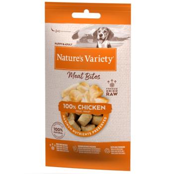 20x20g Nature's Variety fagyasztva szárított csirkehúsfalatok kutyáknak kép