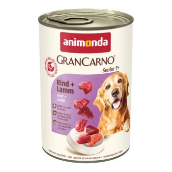 24x400g animonda GranCarno Original Senior marha & bárány nedves kutyatáp kép