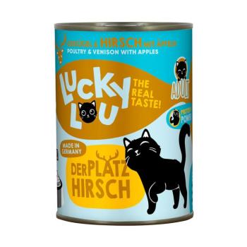 24x400g Lucky Lou Adult Szárnyas & vad nedves macskatáp kép