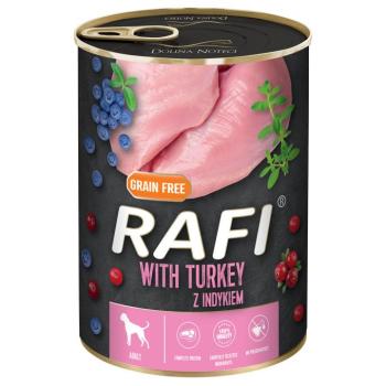 24x400g Rafi Adult Pulyka, fekete- & vörös áfonya nedves kutyatáp kép
