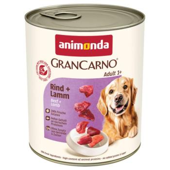 24x800g animonda GranCarno Original Adult marha & bárány nedves kutyatáp kép