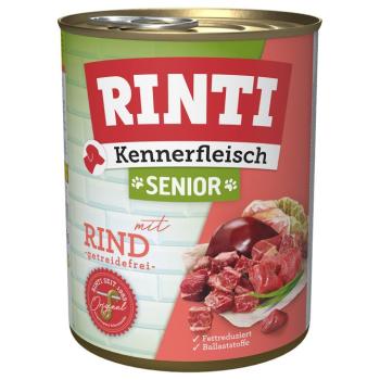24x800g RINTI ínyenceknek nedves kutyatáp- Senior marha kép