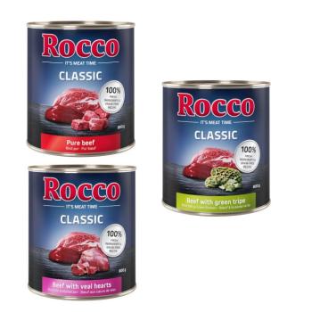 24x800g Rocco Classic nedves kutyatáp- Marha-mix: marha pur, marha/borjúszív, marha/pacal kép