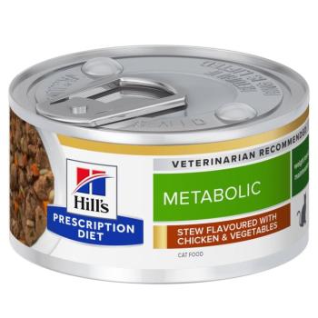 24x82 g Hill's Prescription Diet Metabolic Ragout csirke nedves macskatáp kép