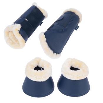 2db Nomad Tales dressur ínvédő & 2db pataharang lovaknak szettben L méret kép