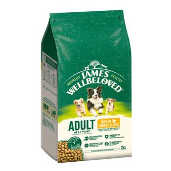 2kg James Wellbeloved Adult Dog Hypoallergenic pulyka & rizs száraz kutyatáp kép