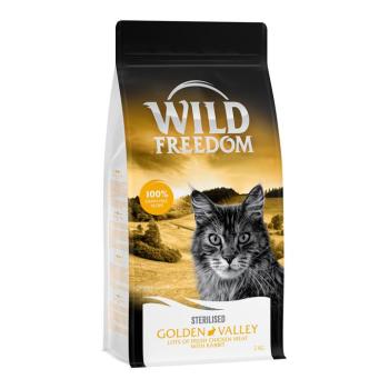 2kg Wild Freedom Adult "Golden Valley" Sterilised nyúl - gabonamentes száraz macskatáp kép