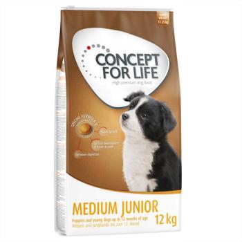 2x12kg Concept for Life Medium Puppy & Junior száraz kutyatáp kép