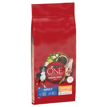 2x12kg PURINA ONE Medium/Maxi Adult csirke száraz kutyatáp kép
