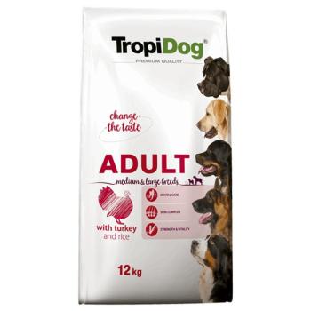 2x12kg Tropidog Premium Adult Medium/Large pulyka & rizs száraz kutyatáp kép