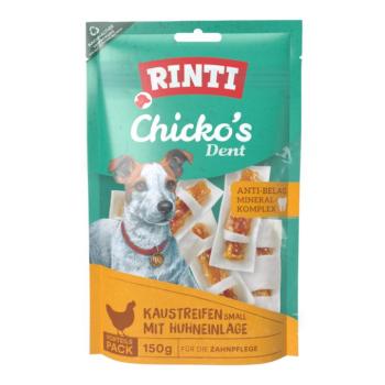 2x150g RINTI Chicko's Dent Small rágócsíkok csirkebetét kutyasnack kép