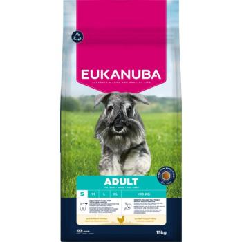 2x15kg Eukanuba Premium Nutrition Adult Small Breed csirke száraz kutyatáp kép