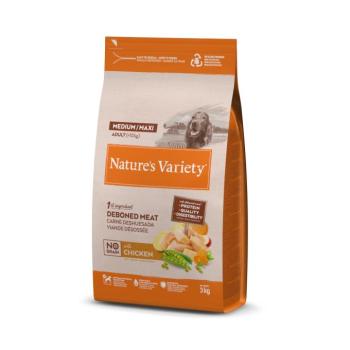 2x3kg Nature's Variety No Grain Medium/Maxi Adult szabadtartású csirke száraz kutyatáp kép
