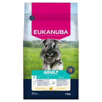 2x7,5kg Eukanuba Premium Nutrition Adult Small Breed csirke száraz kutyatáp kép