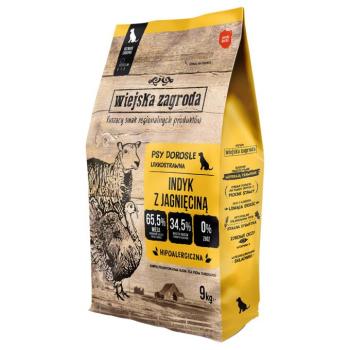 2x9kg Wiejska Zagroda pulyka & bárány száraz kutyatáp kép