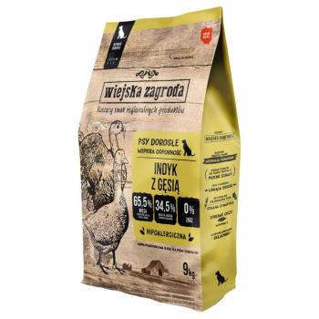 2x9kg Wiejska Zagroda pulyka & liba száraz kutyatáp kép