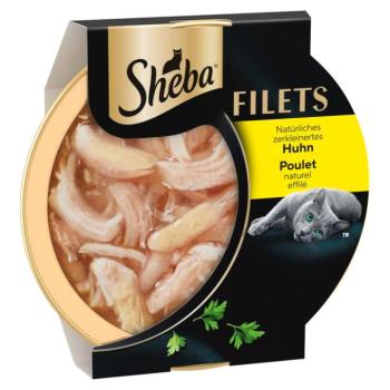 32x60g Sheba finom filék csirke étrend-kiegészítő eledel macskáknak kép