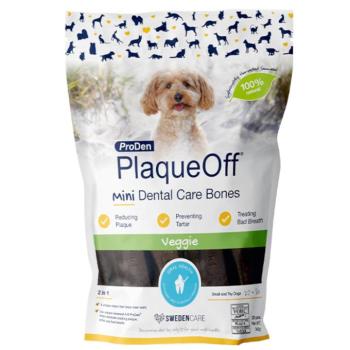 340g ProDen PlaqueOff Dental Care Bones Zöldség Mini kutyasnack kép