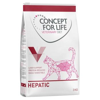 3kg Concept for Life Veterinary Diet Hepatic száraz macskatáp kép