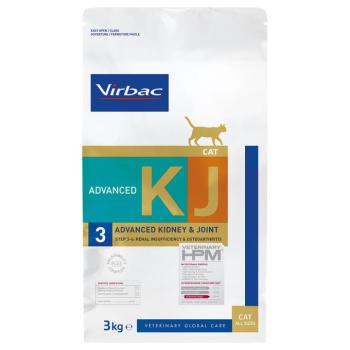 3kg Virbac Veterinary HPM Cat Advanced Kidney & Joint Support KJ3 száraz macskatáp kép