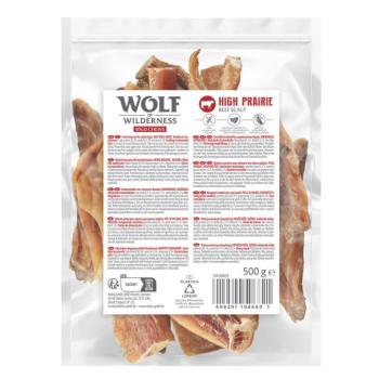 3x500g Wolf of Wilderness "High Prairie" marha fejbőr kutyasnack kép