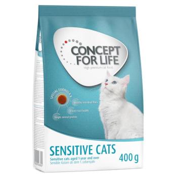 400g Sensitive Cats Concept for Life száraz macskaeledel kép