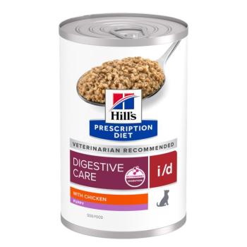 48x360g Hill's Prescription Diet i/d Digestive Care Puppy csirke nedves kutyatáp kép