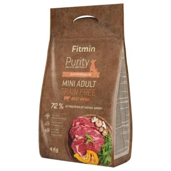 4kg Fitmin Purity Adult Mini marha (gabonamentes) száraz kutyatáp kép