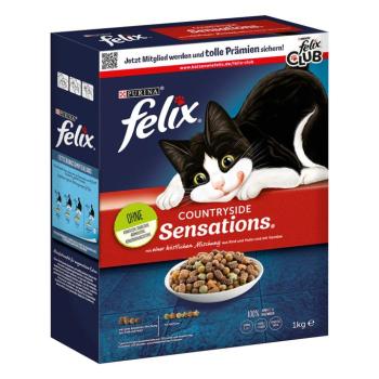 4x1kg Felix Countryside Sensations marha száraz macskatáp kép