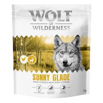 4x1kg Wolf of Wilderness Adult 'Sunny Glade' szarvas - gabonamentes száraz kutyatáp kép