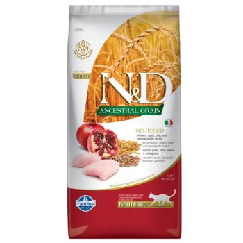 5kg N&D Ancestral Grain Neutered csirke & gránátalma nedves macskatáp kép