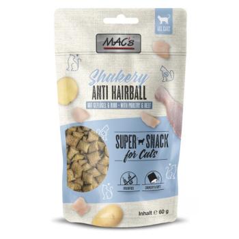 60g MAC's Cat Shakery Anti-Hairball csirke & marha Snack macska jutalomfalat kép