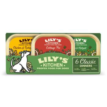 6x 150g Lily's Kitchen Classic Dinners nedves kutyatáp kép
